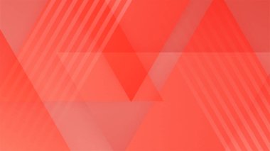 Soyut teknoloji geometrik kırmızı renkli parlak hareket arkaplanı. Vektör soyut kırmızı dalgalı arkaplan. Eğri akış hareketi