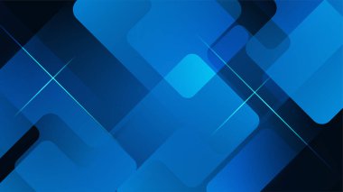Fütürist konsepte sahip soyut mavi arkaplan