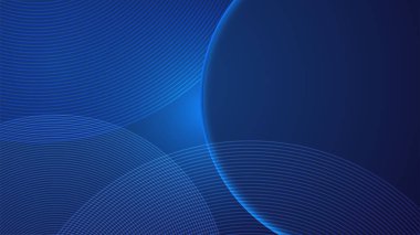 Sunum tasarımı için minimalist konsept tasarımlı mavi arkaplan