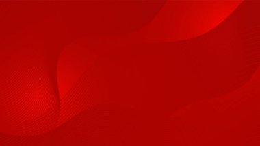 Kırmızı gradyan üzerinde soyut çizgiler desen teknolojisi.