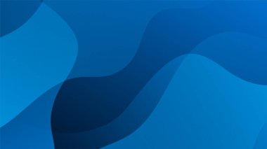 Sunum tasarımı için minimalist konsept tasarımlı mavi arkaplan