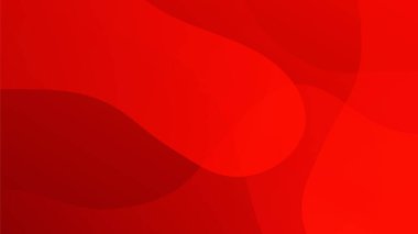 Renkli gradyan arkaplan ile dinamik kırmızı geometrik
