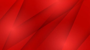 Renkli gradyan arkaplan ile dinamik kırmızı geometrik