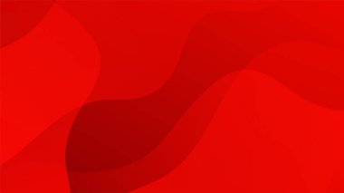 Renkli gradyan arkaplan ile dinamik kırmızı geometrik