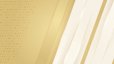 Lüks beyaz ve altın arkaplan