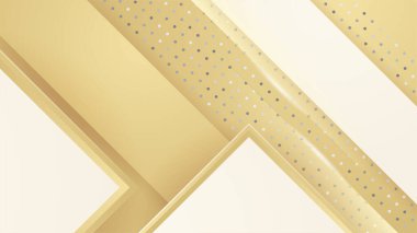 Lüks beyaz ve altın arkaplan