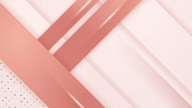 Parlak altın çizgileri ve tanıtım metinleri için boş alanı olan lüks modern pembe arkaplan