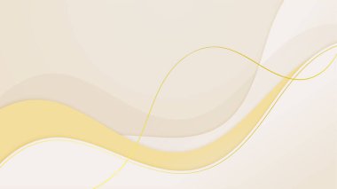 Özet beyaz ve altın şekilli arkaplan