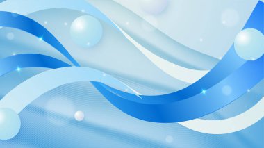 İş sunumu için minimalist tasarım kavramına sahip soyut mavi arkaplan 