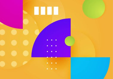 Soyut renkli geometrik vektör gradyan arkaplan