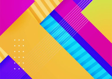 Soyut renkli geometrik vektör gradyan arkaplan