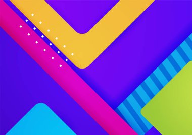 Soyut renkli geometrik vektör gradyan arkaplan