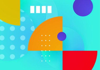 Soyut renkli geometrik vektör gradyan arkaplan