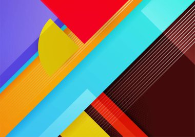 Soyut renkli geometrik vektör gradyan arkaplan