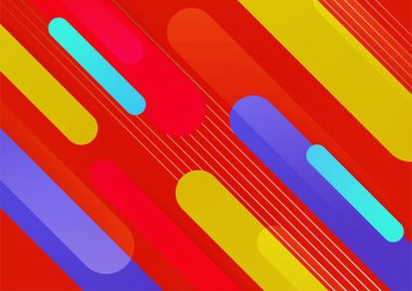 Soyut renkli geometrik vektör gradyan arkaplan