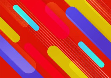 Soyut renkli geometrik vektör gradyan arkaplan