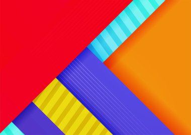 Soyut renkli geometrik vektör gradyan arkaplan