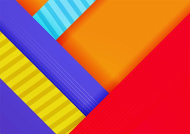 Soyut renkli geometrik vektör gradyan arkaplan