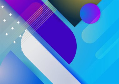 Soyut renkli geometrik vektör gradyan arkaplan