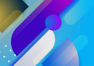 Soyut renkli geometrik vektör gradyan arkaplan