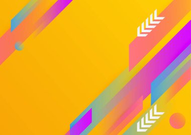 Soyut renkli geometrik vektör gradyan arkaplan