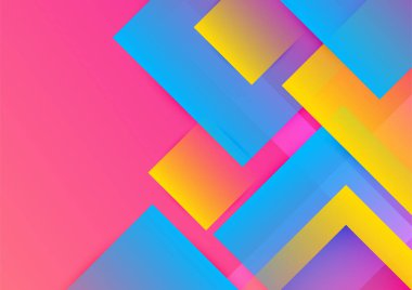 Soyut renkli geometrik vektör gradyan arkaplan