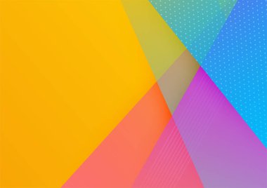 Soyut renkli geometrik vektör gradyan arkaplan