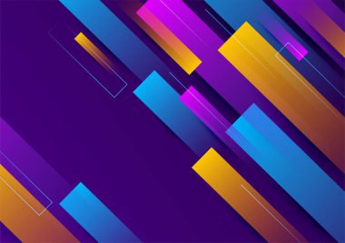 Soyut renkli geometrik vektör gradyan arkaplan