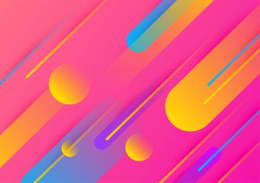 Soyut renkli geometrik vektör gradyan arkaplan