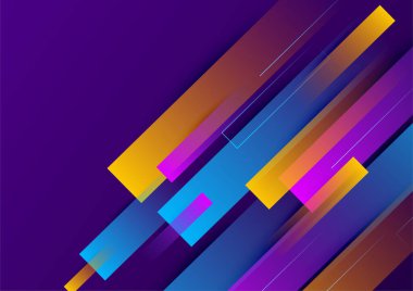 Soyut renkli geometrik vektör gradyan arkaplan