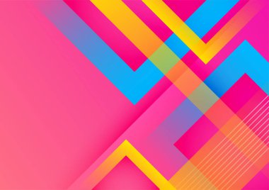 Soyut renkli geometrik vektör gradyan arkaplan