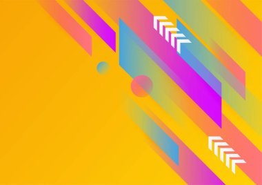 Soyut renkli geometrik vektör gradyan arkaplan