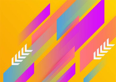 Soyut renkli geometrik vektör gradyan arkaplan