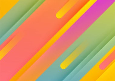 Soyut renkli geometrik vektör gradyan arkaplan