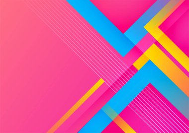 Soyut renkli geometrik vektör gradyan arkaplan