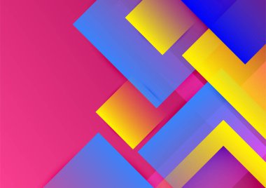 Soyut renkli geometrik vektör gradyan arkaplan