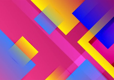 Soyut renkli geometrik vektör gradyan arkaplan