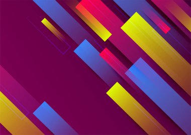 Soyut renkli geometrik vektör gradyan arkaplan