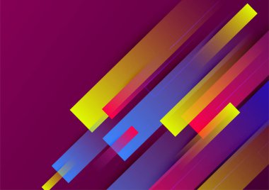 Soyut renkli geometrik vektör gradyan arkaplan