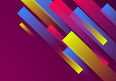 Soyut renkli geometrik vektör gradyan arkaplan