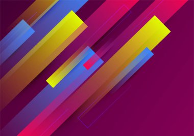 Soyut renkli geometrik vektör gradyan arkaplan