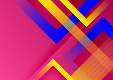 Soyut renkli geometrik vektör gradyan arkaplan