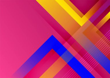 Soyut renkli geometrik vektör gradyan arkaplan