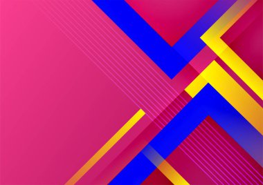 Soyut renkli geometrik vektör gradyan arkaplan