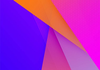 Soyut renkli geometrik vektör gradyan arkaplan