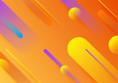 Soyut renkli geometrik vektör gradyan arkaplan