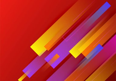 Soyut renkli geometrik vektör gradyan arkaplan