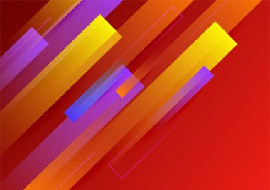 Soyut renkli geometrik vektör gradyan arkaplan