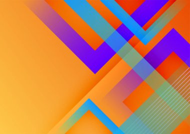 Soyut renkli geometrik vektör gradyan arkaplan