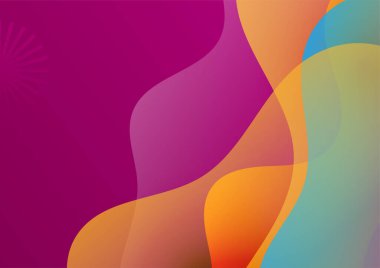 Soyut renkli geometrik vektör gradyan arkaplan